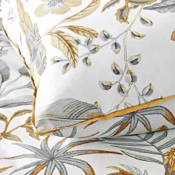 Becquet Linge de lit fleurs et perroquets - CRÉATION< Les Matières|Housse De Couette