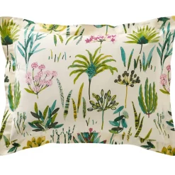Becquet Linge de lit fleurs exotiques - CRÉATION< Housse De Couette|Linge De Lit Fantaisie, Linge De Lit Brodé