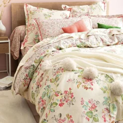 Becquet Linge de lit fleurs façon papier peint - CRÉATION<Enfant Linge De Lit Ado, Housse De Couette|Housse De Couette