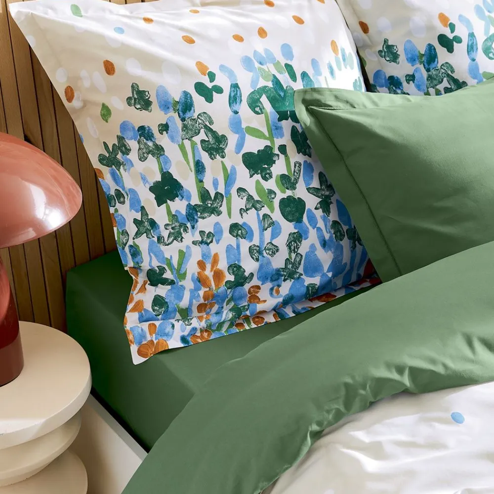 Becquet Linge de lit fleurs naïves< Housse De Couette|Linge De Lit Fantaisie, Linge De Lit Brodé