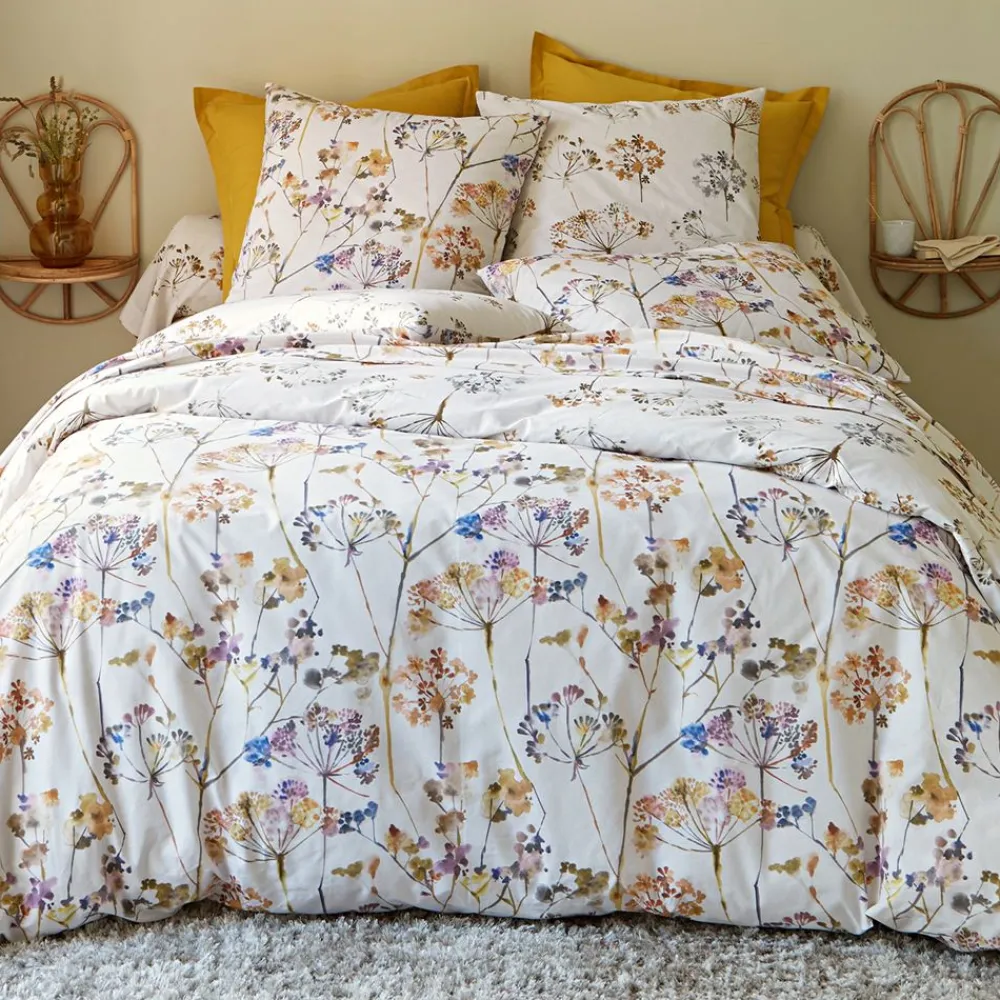 Becquet Linge de lit fleurs sauvages - CRÉATION< Les Matières|Housse De Couette