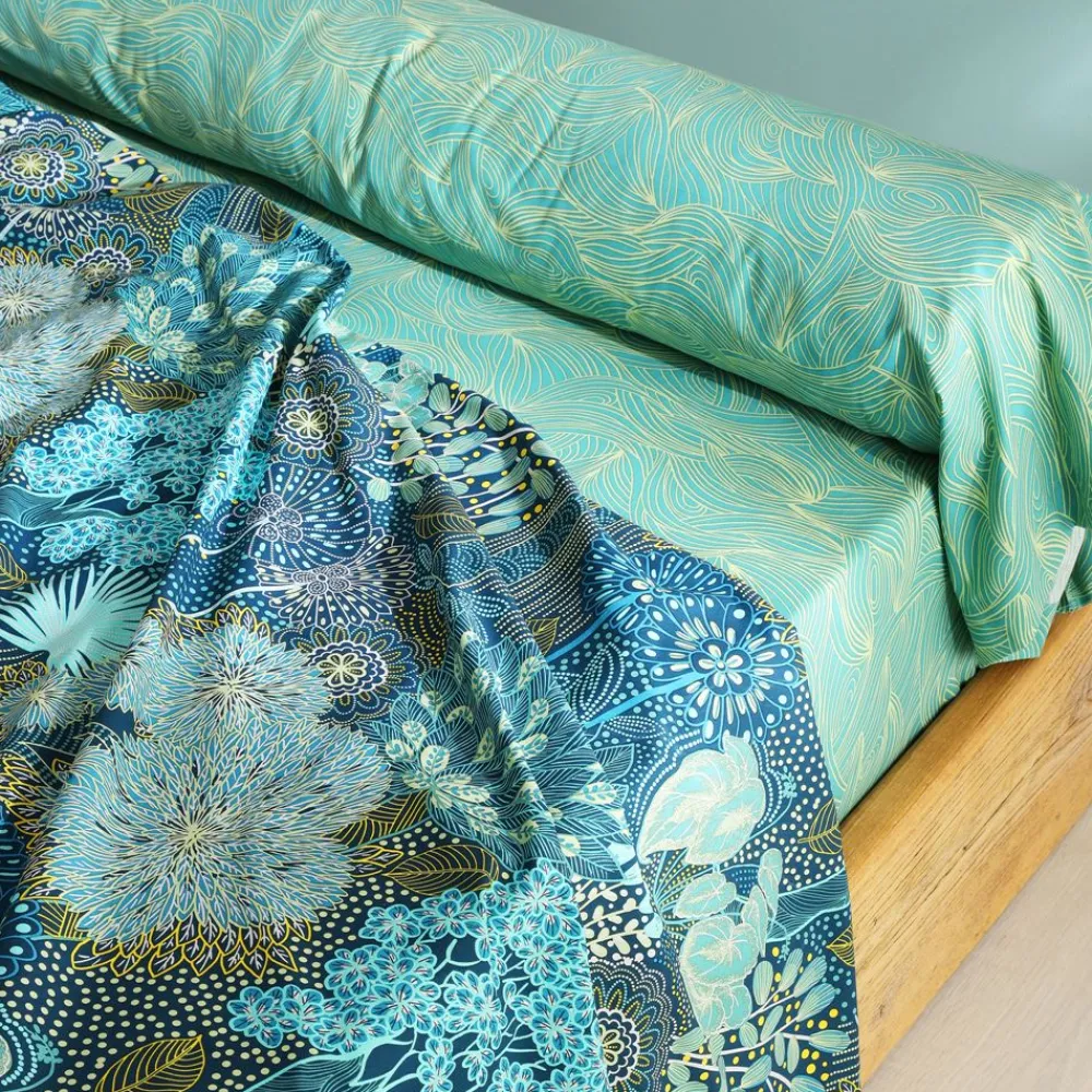 Becquet Linge de lit forêt sous-marine - CRÉATION< Housse De Couette|Linge De Lit Fantaisie, Linge De Lit Brodé