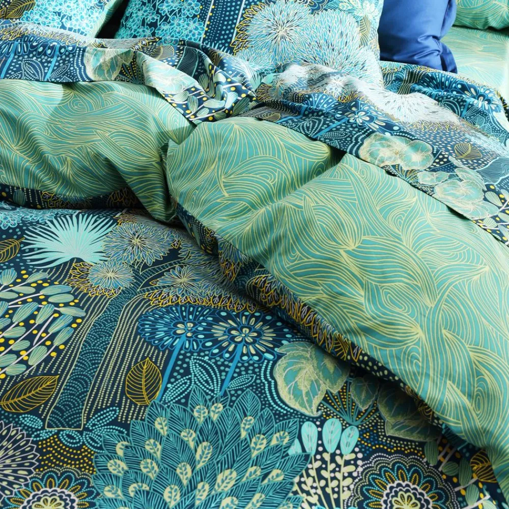 Becquet Linge de lit forêt sous-marine - CRÉATION< Housse De Couette|Linge De Lit Fantaisie, Linge De Lit Brodé
