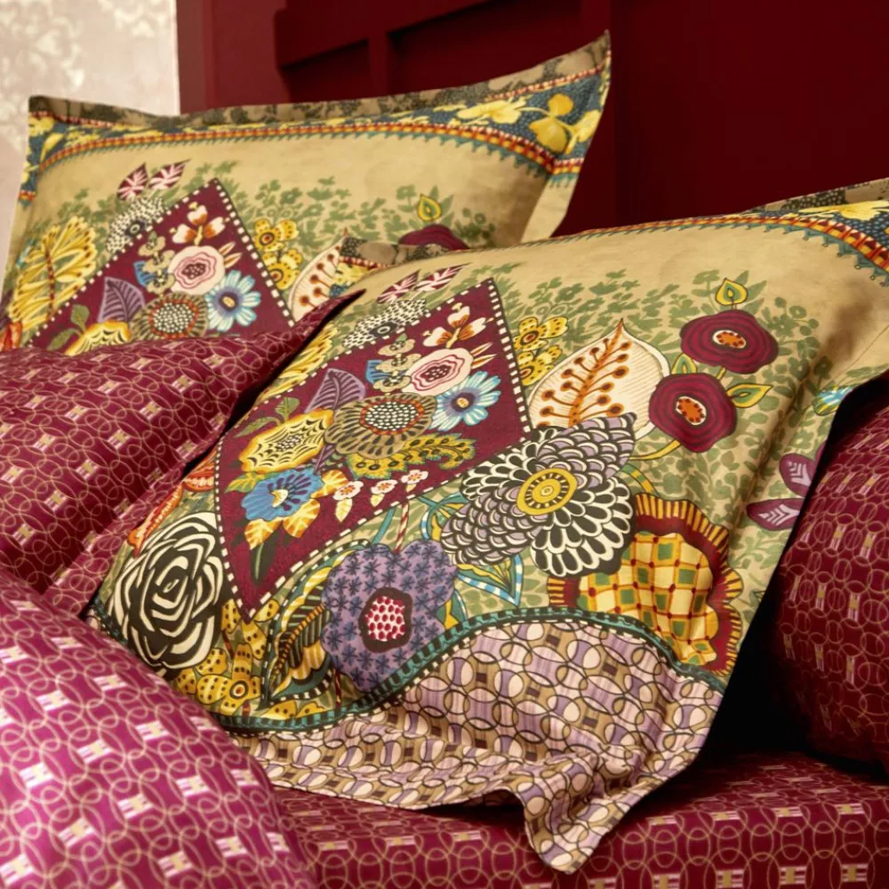 Becquet Linge de lit frises de motifs - CRÉATION< Les Matières|Housse De Couette
