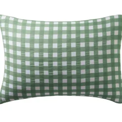Becquet Linge de lit gaze de coton esprit vichy - CRÉATION< Housse De Couette|Linge De Lit Fantaisie, Linge De Lit Brodé