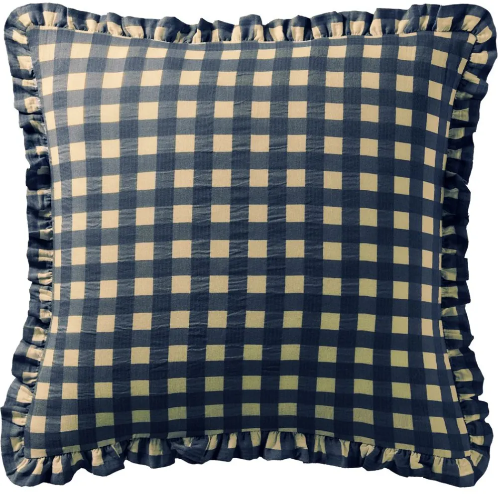 Becquet Linge de lit gaze de coton esprit vichy - CRÉATION< Housse De Couette|Linge De Lit Fantaisie, Linge De Lit Brodé