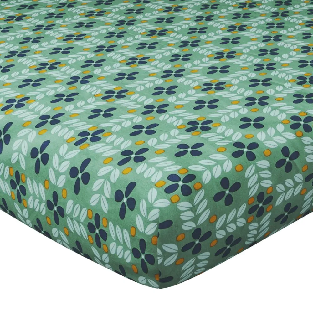 Becquet Linge de lit grandes fleurs tropicales - CRÉATION< Les Matières|Housse De Couette