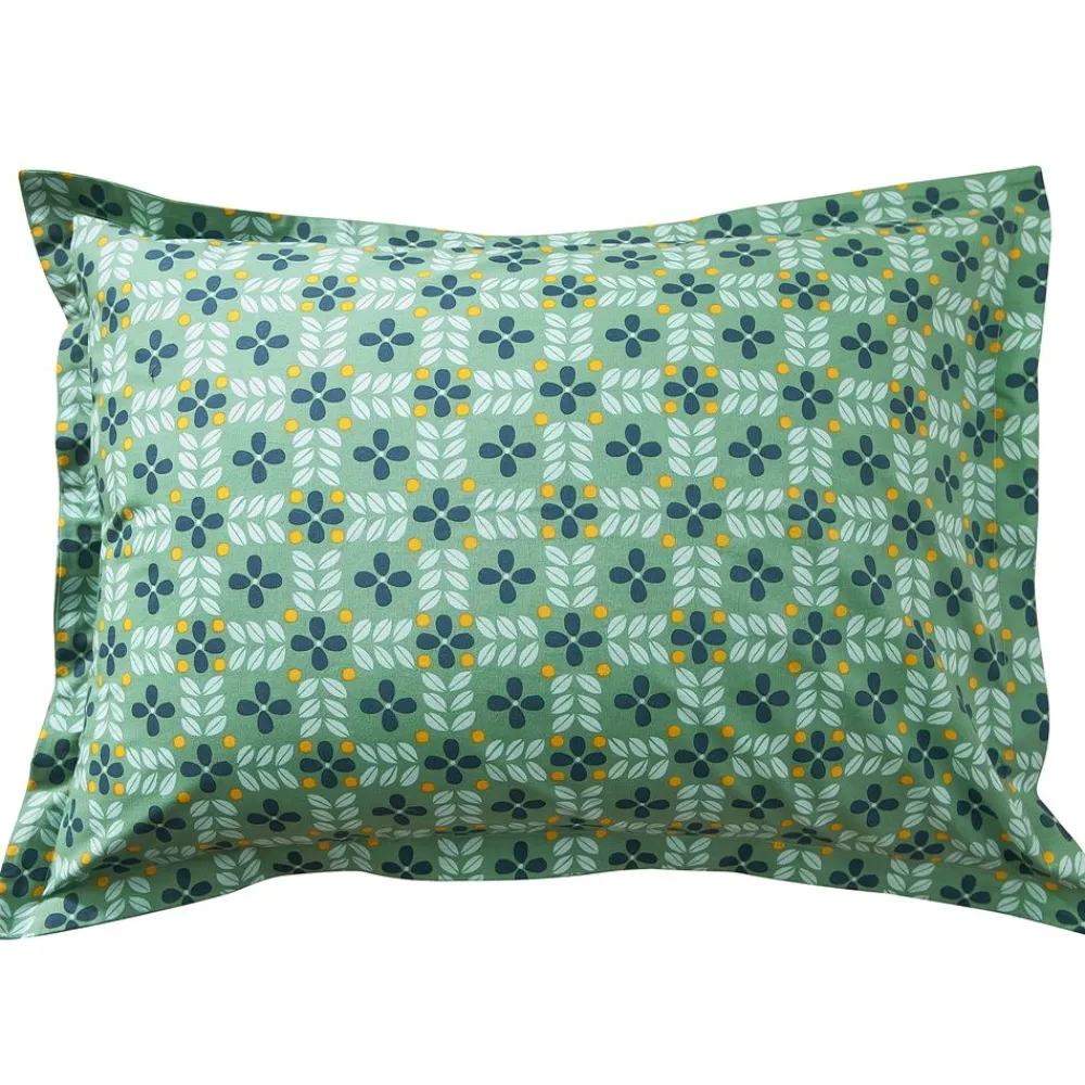 Becquet Linge de lit grandes fleurs tropicales - CRÉATION< Les Matières|Housse De Couette