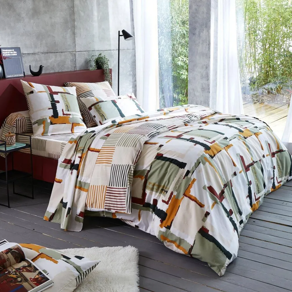 Becquet Linge de lit graphique - CRÉATION< Housse De Couette|Linge De Lit Fantaisie, Linge De Lit Brodé