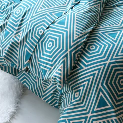 Becquet Linge de lit graphique bicolore - CRÉATION<Enfant Linge De Lit Ado, Housse De Couette|Housse De Couette