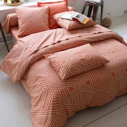 Becquet Linge de lit graphique bicolore - CRÉATION<Enfant Linge De Lit Ado, Housse De Couette|Housse De Couette
