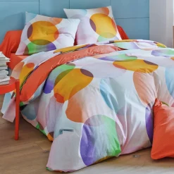 Becquet Linge de lit graphique et multicolore - CRÉATION<Enfant Linge De Lit Ado, Housse De Couette|Les Matières
