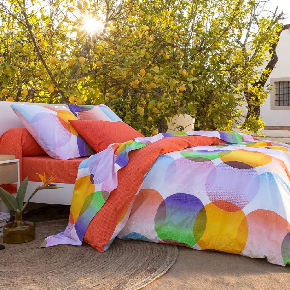 Becquet Linge de lit graphique et multicolore - CRÉATION<Enfant Linge De Lit Ado, Housse De Couette|Les Matières