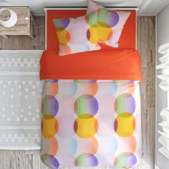 Becquet Linge de lit graphique et multicolore - CRÉATION<Enfant Linge De Lit Ado, Housse De Couette|Les Matières