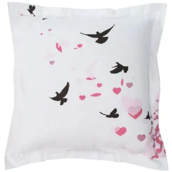 Becquet Linge de lit imprimé arbres et cœurs - CRÉATION<Enfant Linge De Lit Ado, Housse De Couette|Housse De Couette