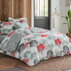 Becquet Linge de lit imprimé arbres japonisants - CRÉATION< Housse De Couette|Linge De Lit Fantaisie, Linge De Lit Brodé
