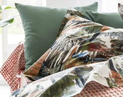 Becquet Linge de lit imprimé arbres multicolores - CRÉATION< Les Matières|Housse De Couette