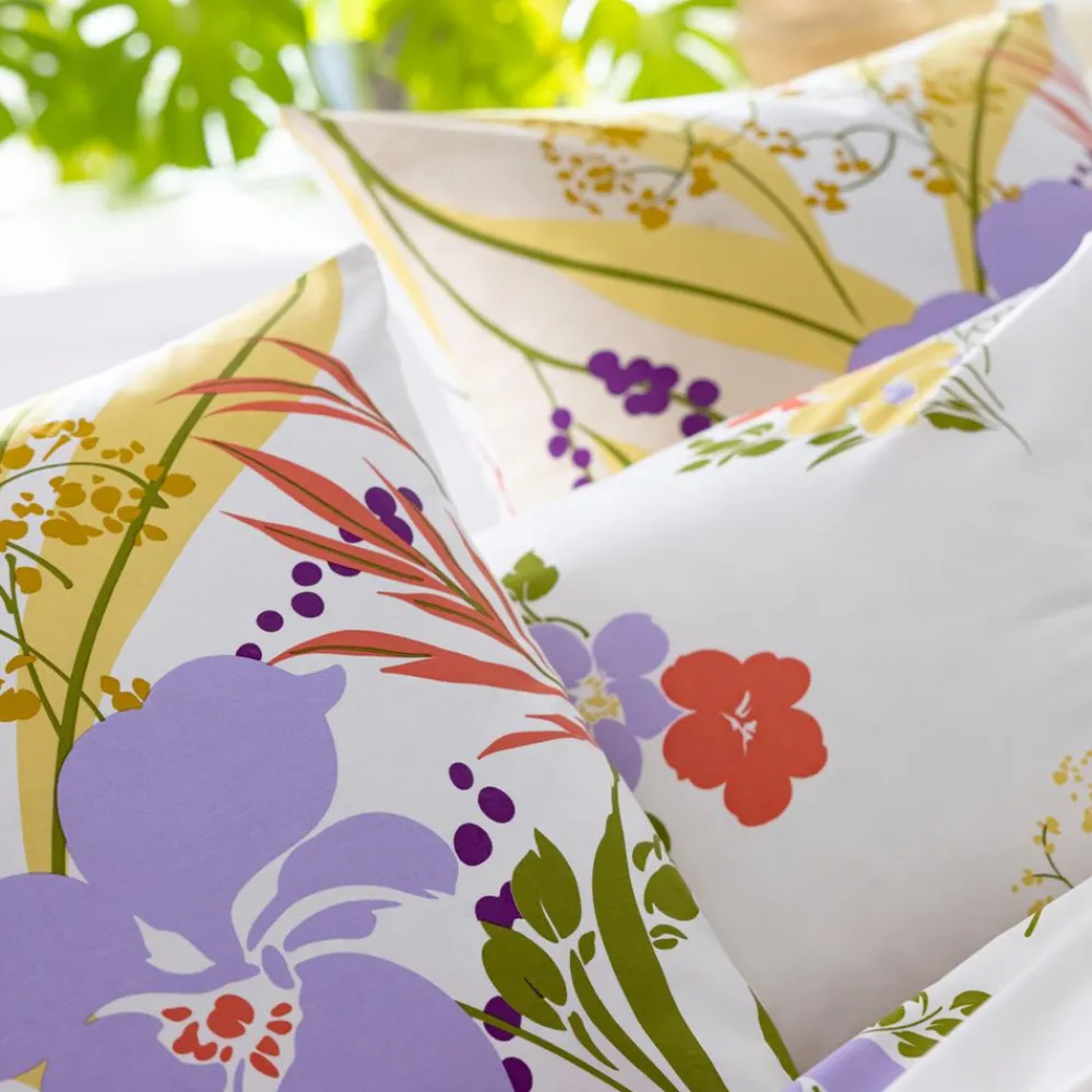 Becquet Linge de lit imprimé fleuri - CRÉATION< Housse De Couette|Linge De Lit Fantaisie, Linge De Lit Brodé