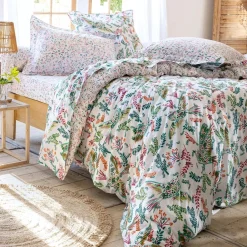 Becquet Linge de lit imprimé oiseaux - CRÉATION< Housse De Couette|Linge De Lit Fantaisie, Linge De Lit Brodé