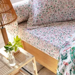 Becquet Linge de lit imprimé oiseaux - CRÉATION< Housse De Couette|Linge De Lit Fantaisie, Linge De Lit Brodé