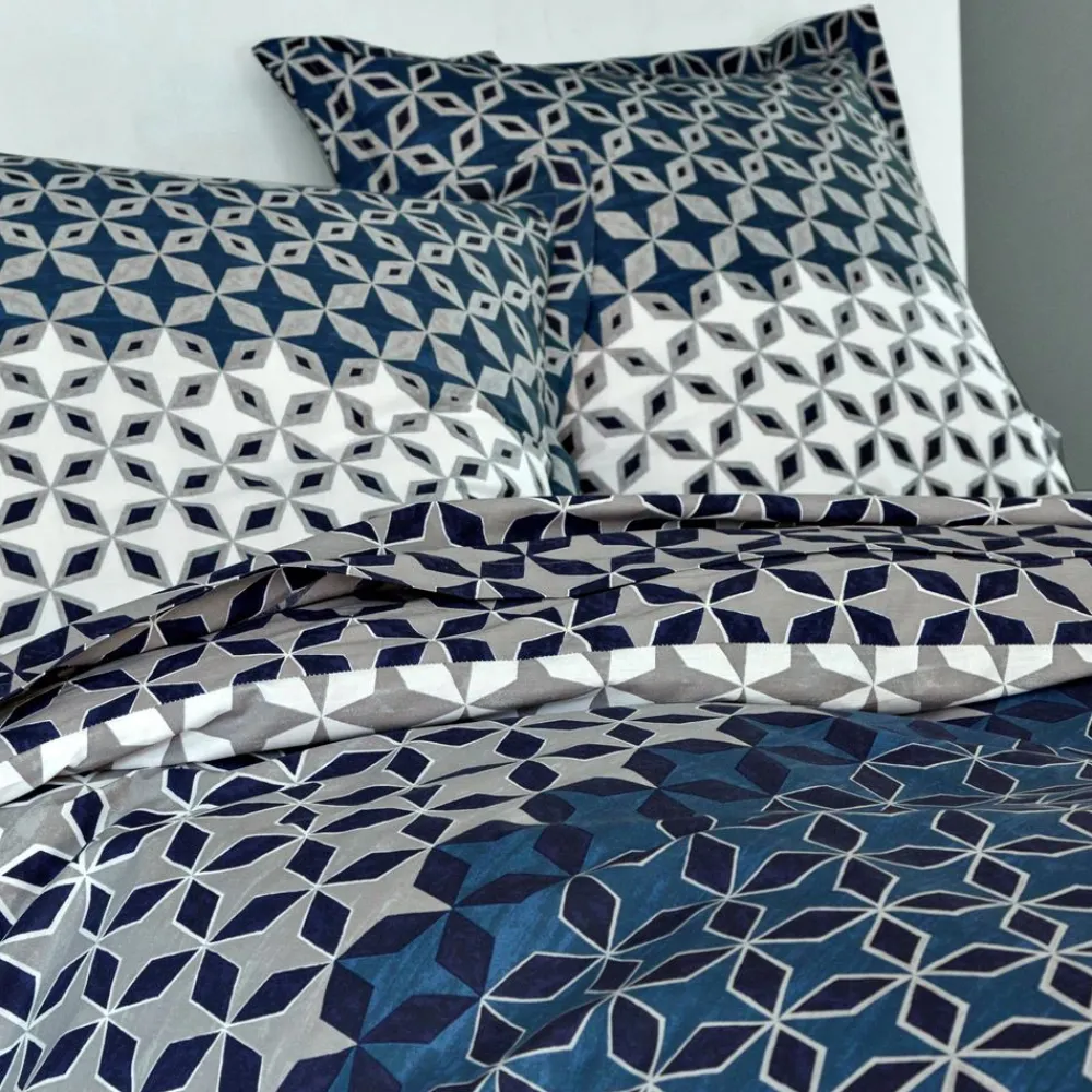 Becquet Linge de lit micro-motifs - CRÉATION< Les Matières|Housse De Couette