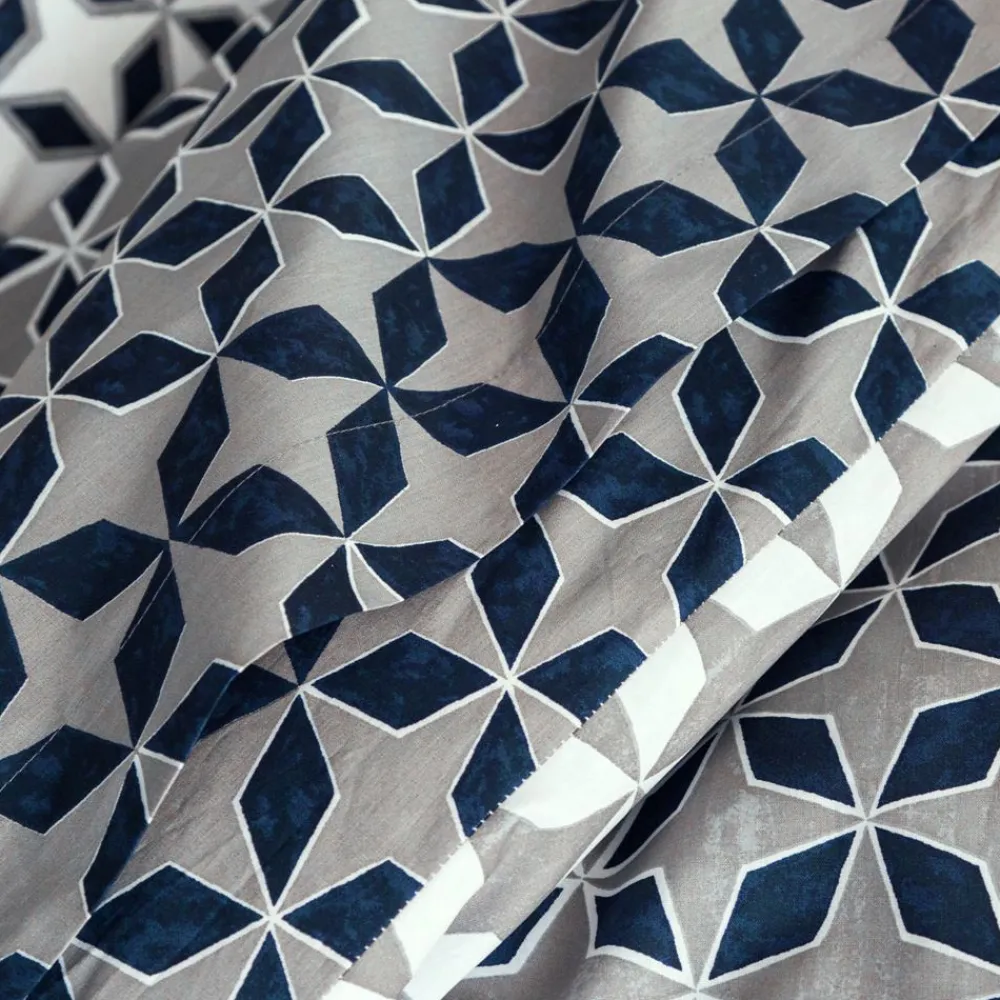 Becquet Linge de lit micro-motifs - CRÉATION< Les Matières|Housse De Couette