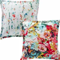 Becquet Linge de lit motif à fleurs multicolores - CRÉATION< Housse De Couette|Linge De Lit Fantaisie, Linge De Lit Brodé