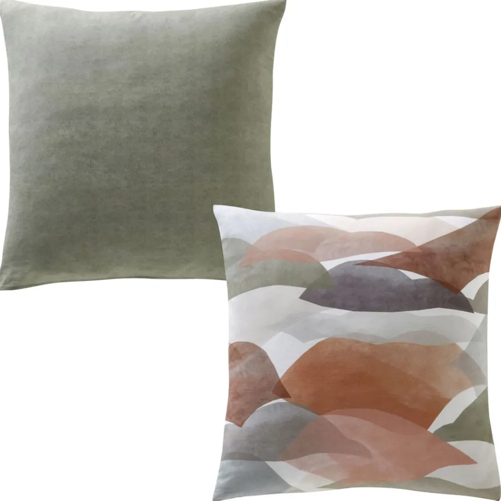 Becquet Linge de lit motif aquarellé - CRÉATION< Housse De Couette|Linge De Lit Fantaisie, Linge De Lit Brodé