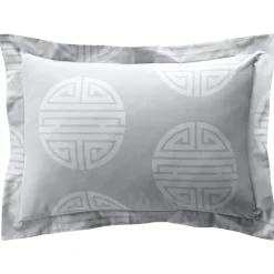 Becquet Linge de lit motif bambous - CRÉATION< Les Matières|Housse De Couette