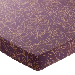 Becquet Linge de lit motif bouquets d'iris - CRÉATION< Housse De Couette