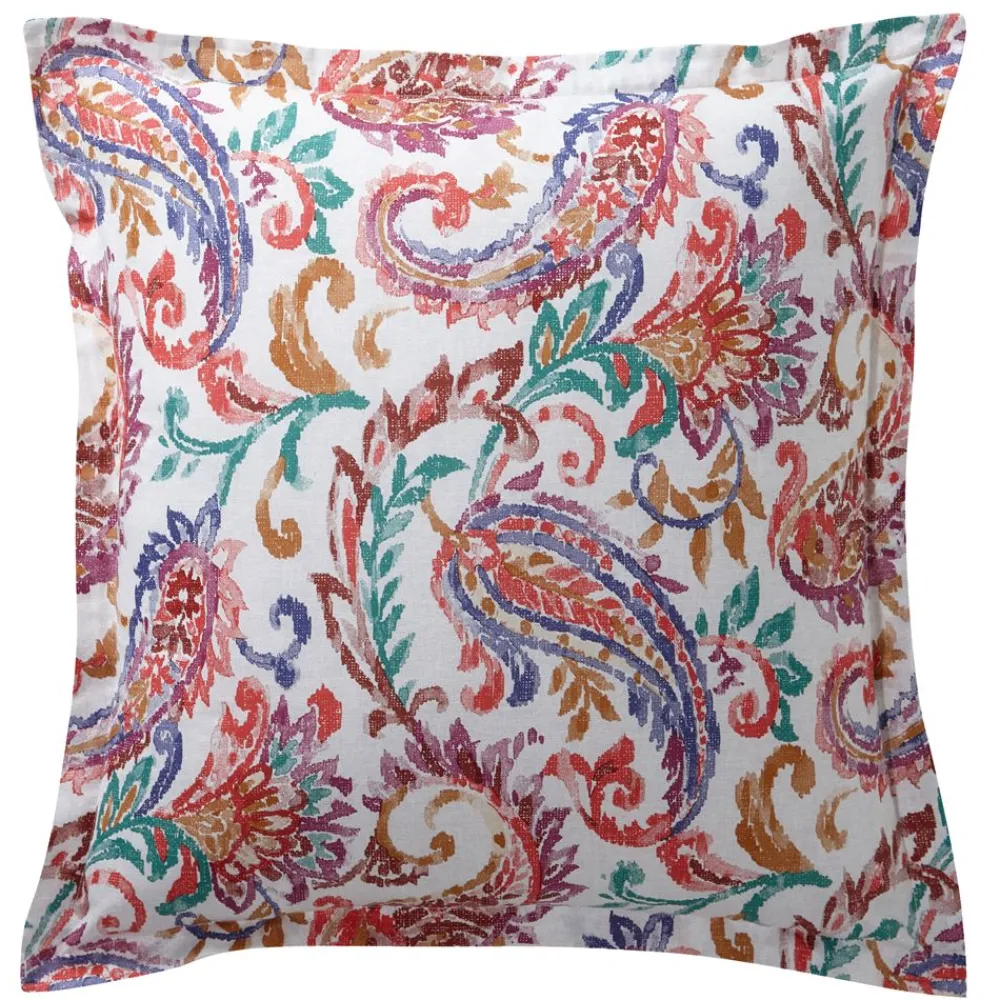 Becquet Linge de lit motif cachemire - CRÉATION< Housse De Couette|Linge De Lit Fantaisie, Linge De Lit Brodé