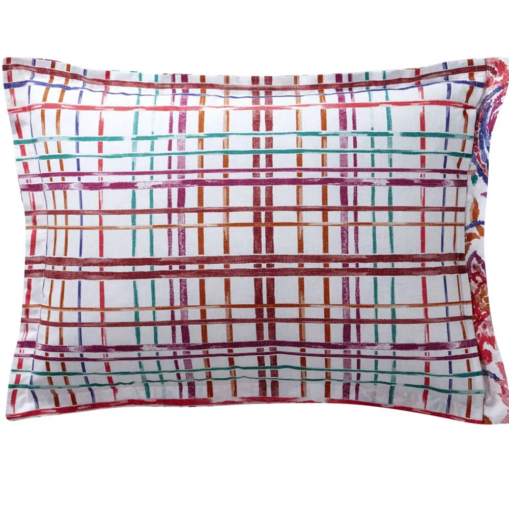 Becquet Linge de lit motif cachemire - CRÉATION< Housse De Couette|Linge De Lit Fantaisie, Linge De Lit Brodé