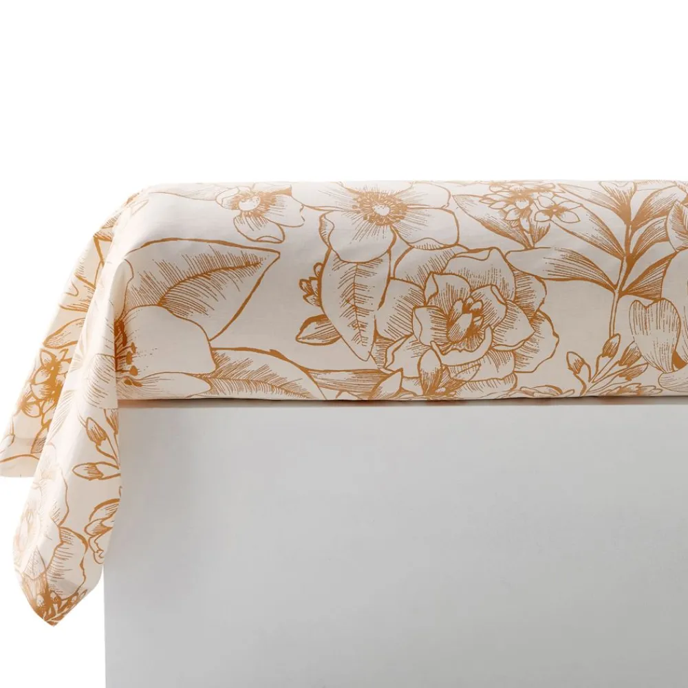 Becquet Linge de lit motif cercles à fleurs variées - CRÉATION< Housse De Couette|Linge De Lit Fantaisie, Linge De Lit Brodé