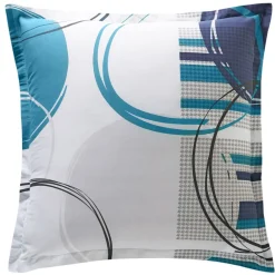 Becquet Linge de lit motif cercles et rayures - CRÉATION<Enfant Linge De Lit Ado, Housse De Couette|Les Matières