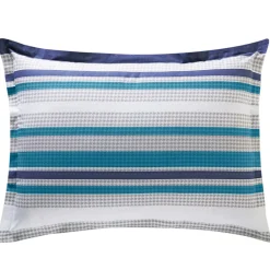 Becquet Linge de lit motif cercles et rayures - CRÉATION<Enfant Linge De Lit Ado, Housse De Couette|Les Matières