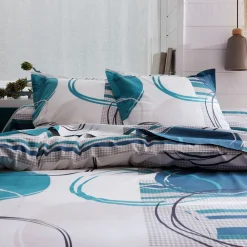 Becquet Linge de lit motif cercles et rayures - CRÉATION<Enfant Linge De Lit Ado, Housse De Couette|Les Matières