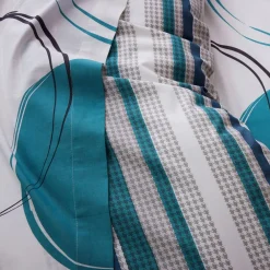 Becquet Linge de lit motif cercles et rayures - CRÉATION<Enfant Linge De Lit Ado, Housse De Couette|Les Matières