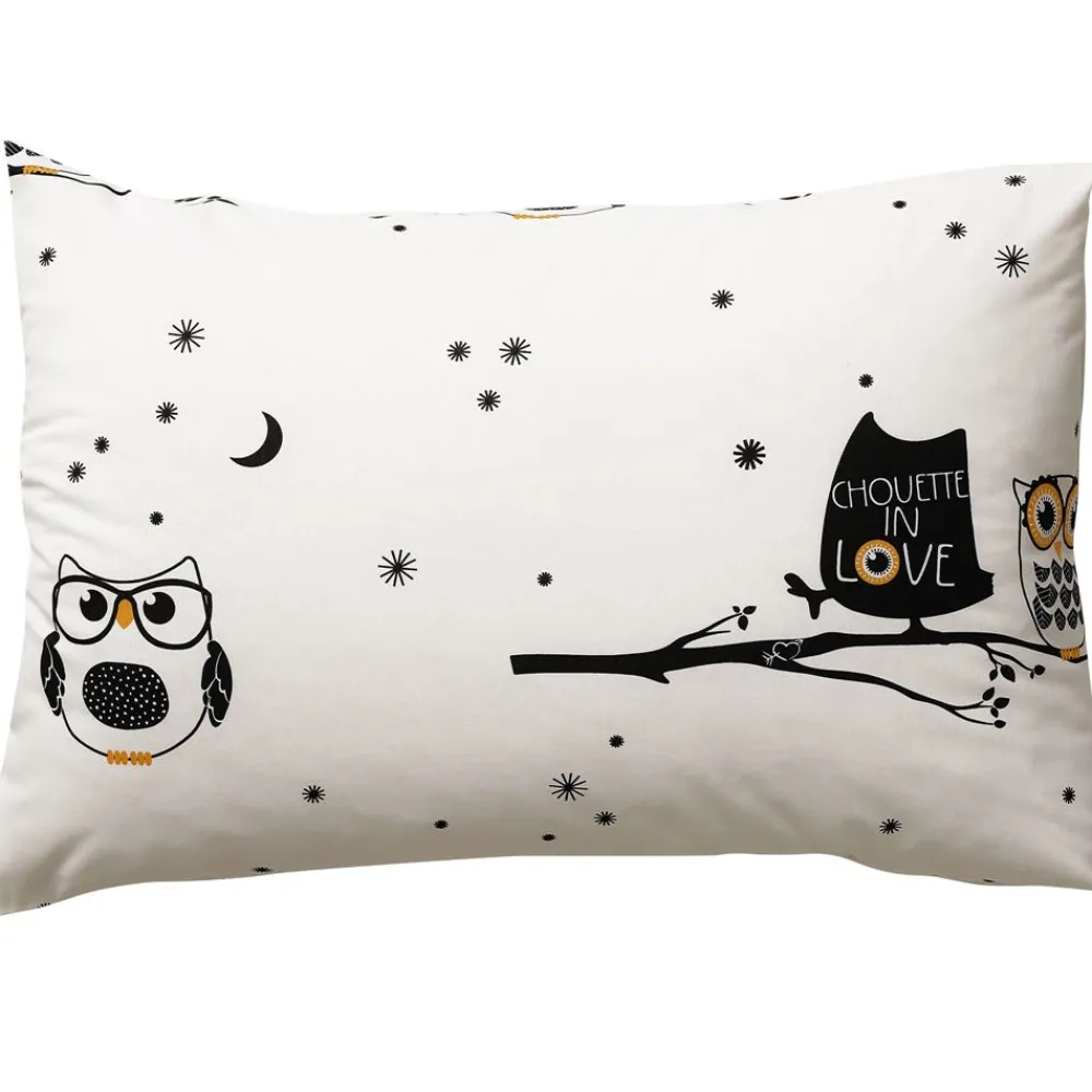 Becquet Linge de lit motif chouettes - CRÉATION<Enfant Linge De Lit Ado, Housse De Couette|Les Matières