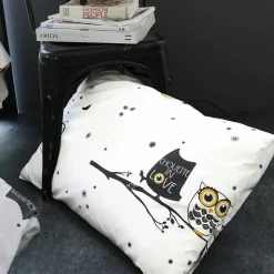 Becquet Linge de lit motif chouettes - CRÉATION<Enfant Linge De Lit Ado, Housse De Couette|Les Matières