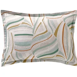 Becquet Linge de lit motif coquillages stylisés - CRÉATION< Housse De Couette|Linge De Lit Fantaisie, Linge De Lit Brodé