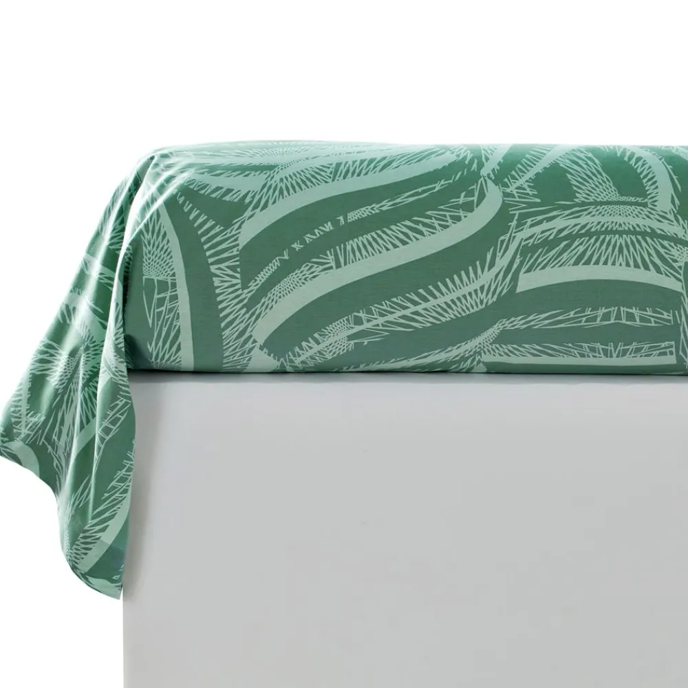 Becquet Linge de lit motif coquillages stylisés - CRÉATION< Housse De Couette|Linge De Lit Fantaisie, Linge De Lit Brodé
