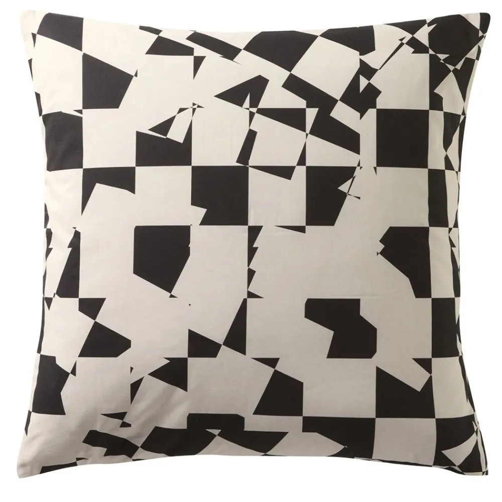 Becquet Linge de lit motif damiers - CRÉATION< Housse De Couette|Linge De Lit Fantaisie, Linge De Lit Brodé