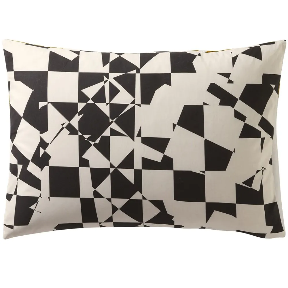 Becquet Linge de lit motif damiers - CRÉATION< Housse De Couette|Linge De Lit Fantaisie, Linge De Lit Brodé