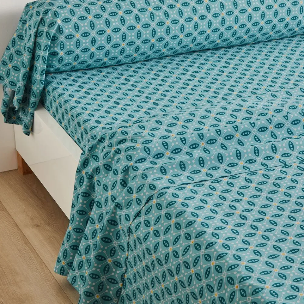 Becquet Linge de lit motif eucalyptus - CRÉATION< Housse De Couette|Linge De Lit Fantaisie, Linge De Lit Brodé