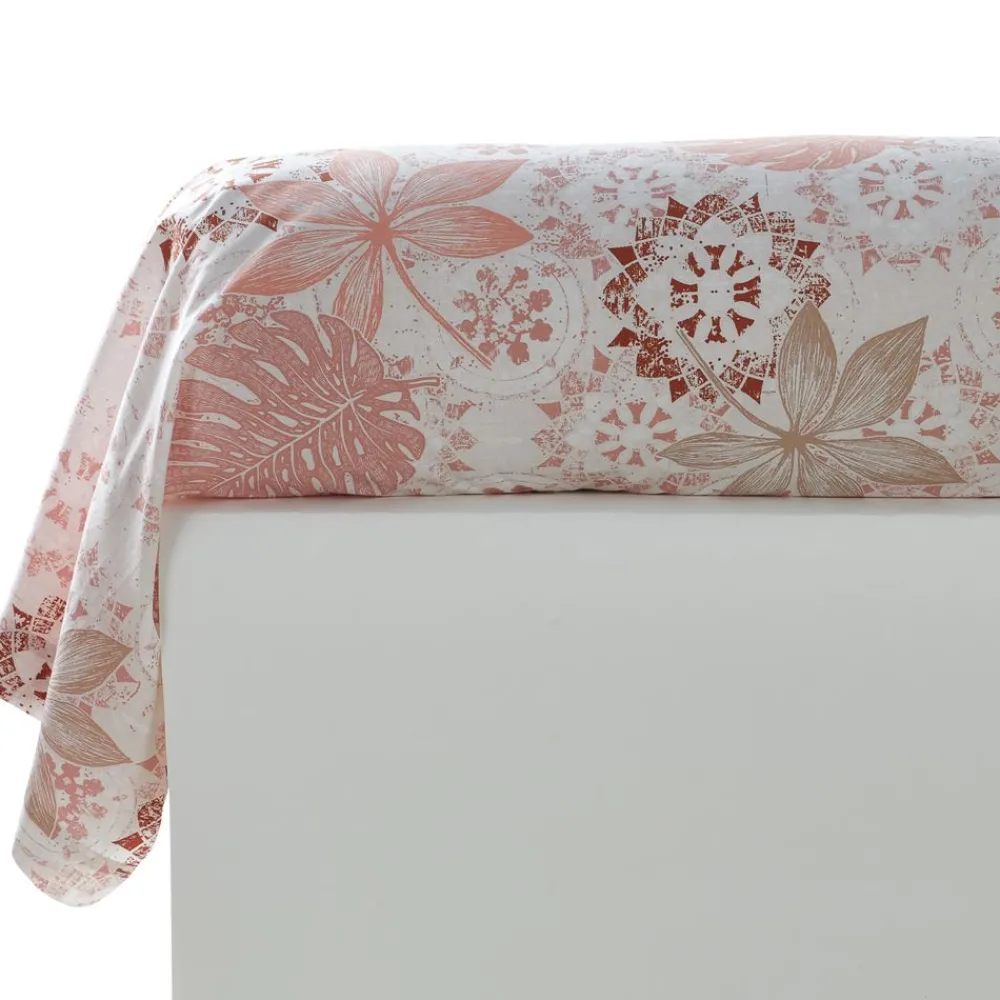 Becquet Linge de lit motif exotique - CRÉATION< Housse De Couette|Linge De Lit Fantaisie, Linge De Lit Brodé
