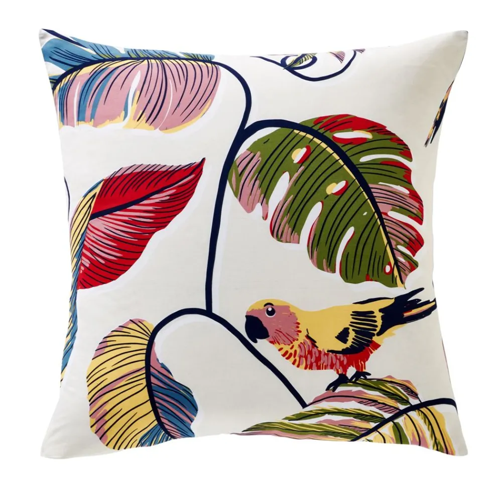 Becquet Linge de lit motif exotique - CRÉATION< Housse De Couette|Linge De Lit Fantaisie, Linge De Lit Brodé