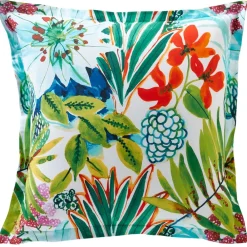 Becquet Linge de lit motif exotique - CRÉATION< Housse De Couette|Linge De Lit Fantaisie, Linge De Lit Brodé