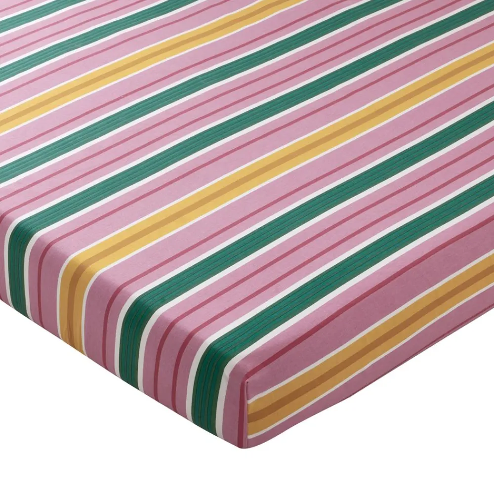 Becquet Linge de lit motif fleurs et fruits exotiques - CRÉATION< Housse De Couette|Linge De Lit Fantaisie, Linge De Lit Brodé