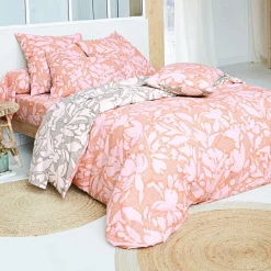 Becquet Linge de lit motif fleurs - CRÉATION< Housse De Couette|Linge De Lit Fantaisie, Linge De Lit Brodé