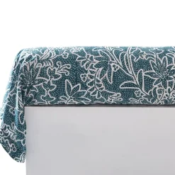 Becquet Linge de lit motif fleurs noires - CRÉATION< Les Matières|Housse De Couette